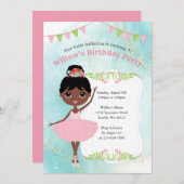 ガール誕生日招待状 招待状 (正面/裏面)
