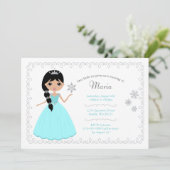 ガール誕生日招待状 招待状 (スタンド正面)