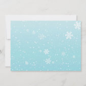 ガール誕生日招待状 招待状 (裏面)