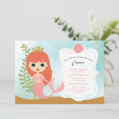 ガール誕生日招待状 招待状 (スタンド正面)