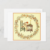 ガール読ズバイキャンドルライト葉書 ポストカード (正面/裏面)