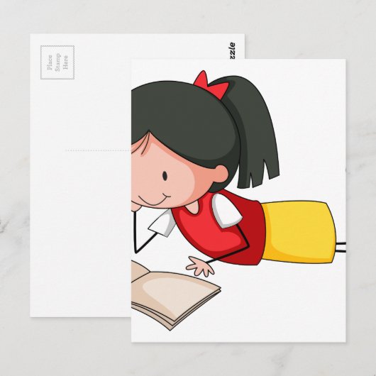 ガール読ズ ポストカード (正面/裏面)