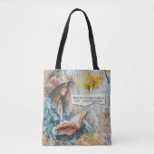ガール読引用文 トートバッグ (正面)