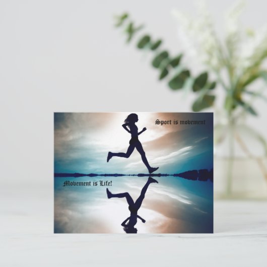 ガール走 ポストカード (スタンド正面)