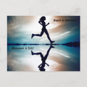 ガール走 ポストカード (正面)