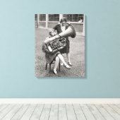 ガール遊ズチューバ， 1928 キャンバスプリント (インサイチュ (ウッドフロア))