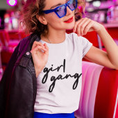 ガール集団 |フェミスタイリッシュニストモダンガールパワー Tシャツ