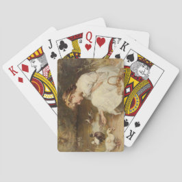 ガール食べ物を与えズ・ダックス(by Frederick Morgan) トランプ