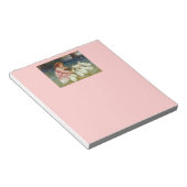 ガール食べ物を与えラビ ノートパッド (アングル)