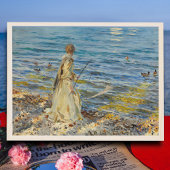 ガール魚釣り、サージェント1913 ポスター