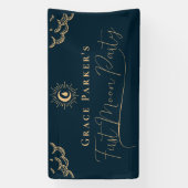 ガール10代のシアルブルー第1月期パーティー 横断幕 (縦)