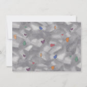 ガール10代のロック登山バースデーパーティ招待状 招待状 (裏面)