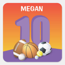 ガール10th誕生日スポーツボール