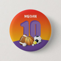 ガール10th誕生日スポーツボール