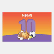 ガール10th誕生日スポーツボール