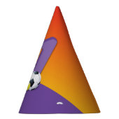 ガール11誕生日スポーツボール パーティーハット (右)