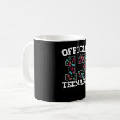 ガール13th誕生日公式10代の若者 コーヒーマグカップ (正面左)
