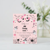 ガール1st誕生日ハローウィンパーティバジェットピンク (スタンド正面)