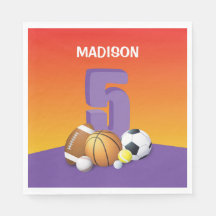 ガール5th誕生日スポーツボール