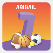 ガール7th誕生日スポーツボール