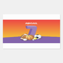 ガール7th誕生日スポーツボール