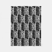 ガール・アドベンチャーのようなスカウト  フリースブランケット (正面)