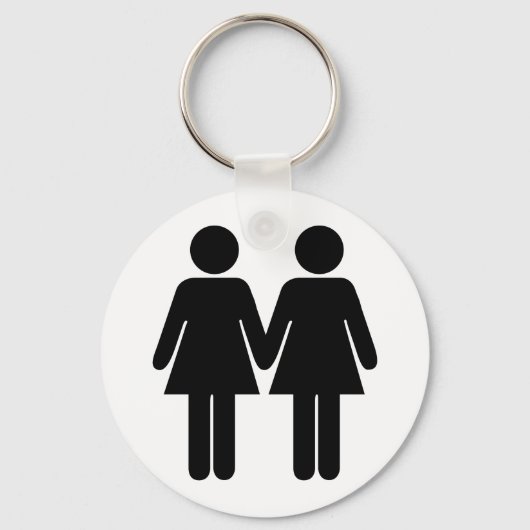 ガール+ガールキーチェーン キーホルダー (正面)