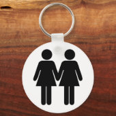 ガール+ガールキーチェーン キーホルダー (正面)