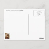 ガール・キティ・キャット&バード – ヴィンテージ絵画ズ ポストカード (裏面)