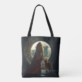 ガール&キャットポワトートバッグ トートバッグ (裏面)