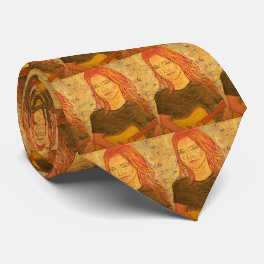 ガール&ギター ネクタイ (ロール)