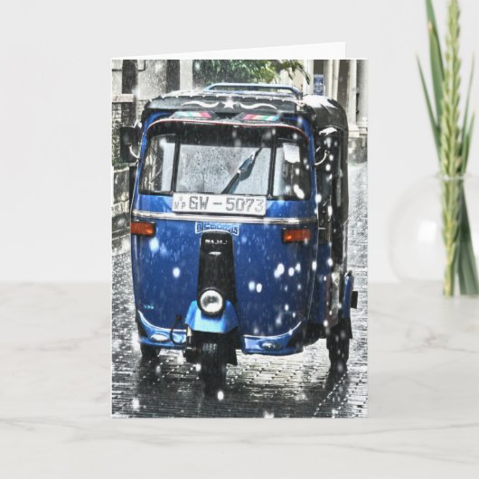 ガール、スリランカ カード (正面)