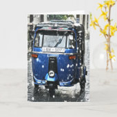 ガール、スリランカ カード (黄色い花)