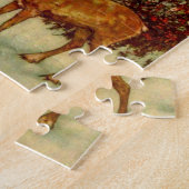 ガール&トナカイ葉書 ジグソーパズル (側面)