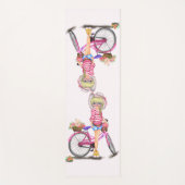 ガール&ピンクバイクヨガマット ヨガマット (正面)