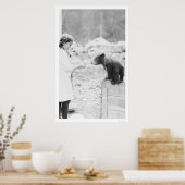 ガール&ベアーズウォード，アラスカ1912 ポスター (キッチン)