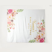 ガール ベイビー シャワー フォトブース 背景 タペストリー (正面(横))