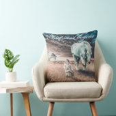 ガール&ポニー装飾用クッション クッション (椅子)