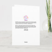 ガール、幸運を祈ってる！（応援してるよ！） カード (裏面)