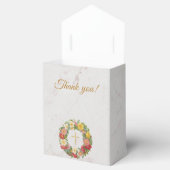 ガール 確認 フローラル マーブル クロス ローズ ワreath フェイバーボックス (オープン)