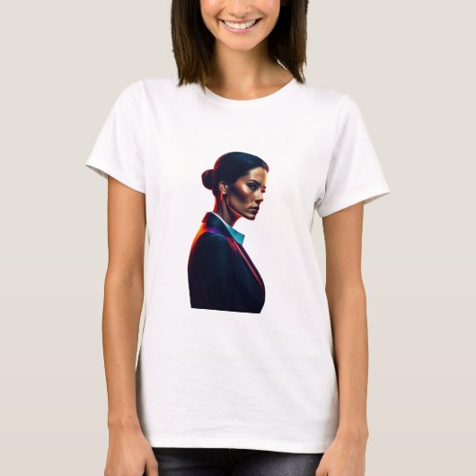 ガールAI写真 Tシャツ (正面)