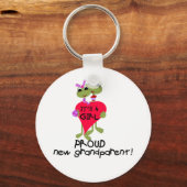 ガールTシャツとギフトのおじいちゃん キーホルダー (正面)