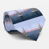 ガーンジーのイメージでセーリング航海のする ネクタイ (ロール)