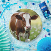 ガーンジーカウインデイジー場 ペーパープレート (パーティー)