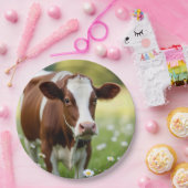 ガーンジーカウインデイジー場 ペーパープレート (パーティー)