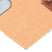 ガーンジーカーフ&マザーカウピーチ テーブルクロス (アングル)