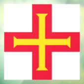 ガーンジー国旗 ウィンドウサイン (シート3)