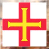 ガーンジー国旗 ウィンドウサイン (シート2)