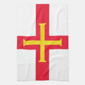 ガーンジー国旗 キッチンタオル (縦)