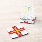 ガーンジー国旗 コースター (右側)